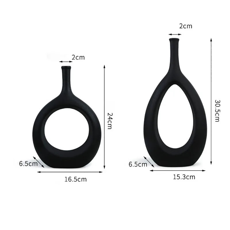 Skorter | Modern Art Hollow Flower Vases
