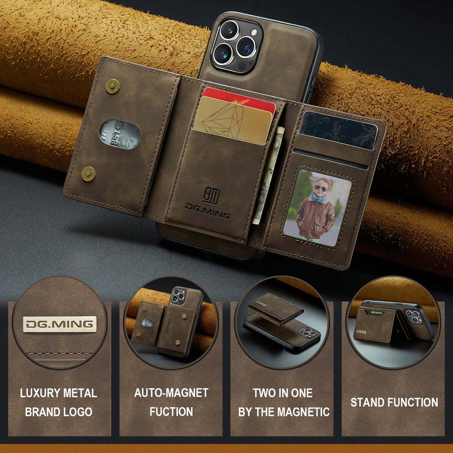 Skorter | 2-in-1 iPhone case with detachable wallet