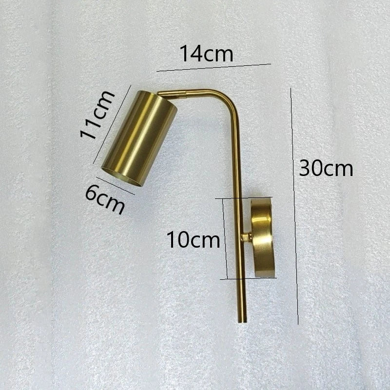 Skorter | NordicLuxe - Golden Wall Lamps Modern Bedroom Reading Light