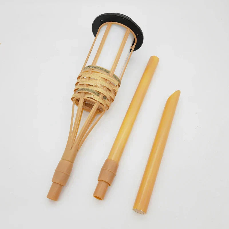 Skorter | Solar Torch 5-piece Set | Flame Look LED Garden Lights | Solar Powered | Decorative Light for Outdoor