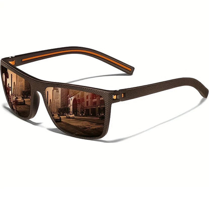 Skorter | Square Polarized Sunglasses UV Protection Lightweight Frame for Men & Women