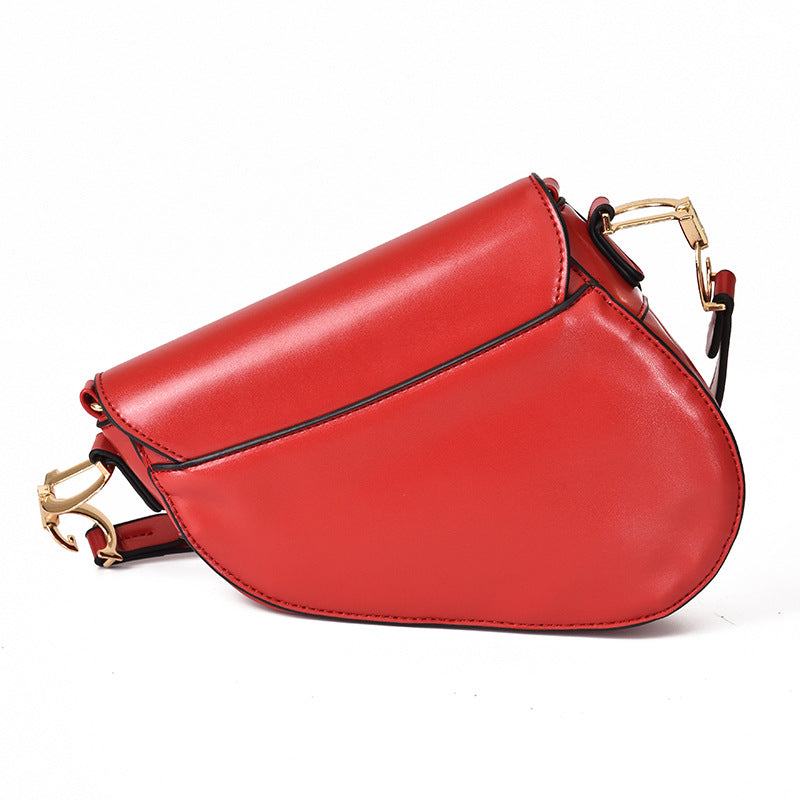 Skorter | Luxurious Women's Shoulder Bag - exclusive PU - leather Saddle Bag