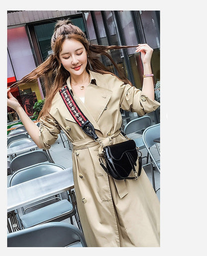 Skorter | Luxurious Women's Shoulder Bag - exclusive PU - leather Saddle Bag