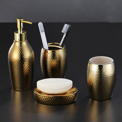Skorter | Elegant 4-Piece Bathroom Set