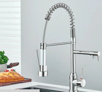 Skorter | FlexiNickel – 360° Swivel Kitchen Mixer Tap