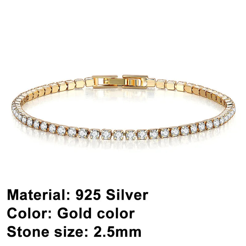 Skorter | Tennis Bracelet – Shine with Attitude: Elegance in Sterling Silver and Hip-Hop Flair!