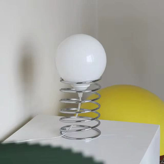 Skorter | FrostOrb Bauhaus Table Lamp – Frosted Glass