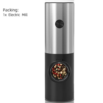 Skorter | Electric automatic pepper and salt mill with LED light and adjustable grind - Perfect for the kitchen or the restaurant