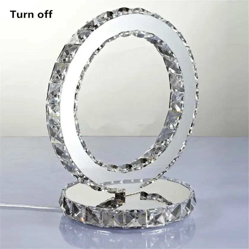 Skorter | AmbientShine | Modern Crystal Table Lamp