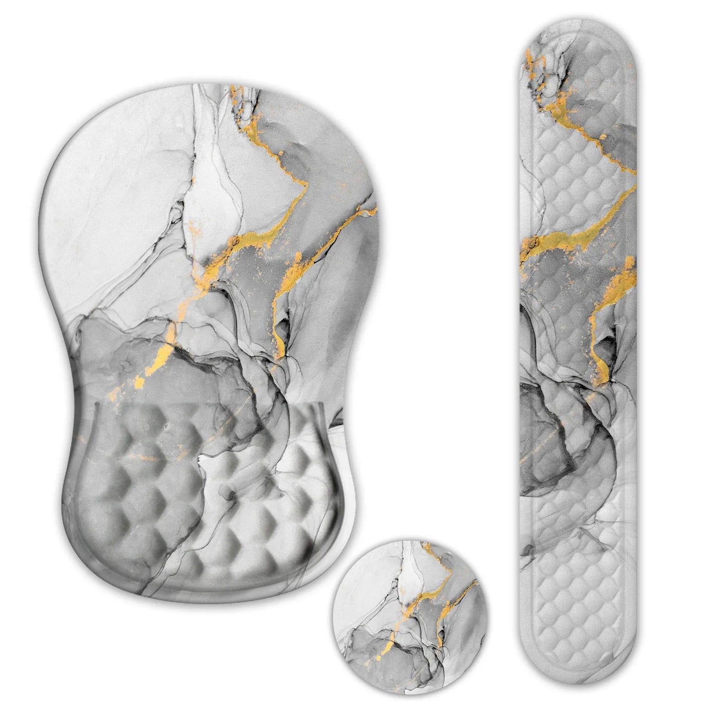 Skorter | Ergonomic Memory Foam Mouse Pad with Wrist Rest - Pain Relief Support