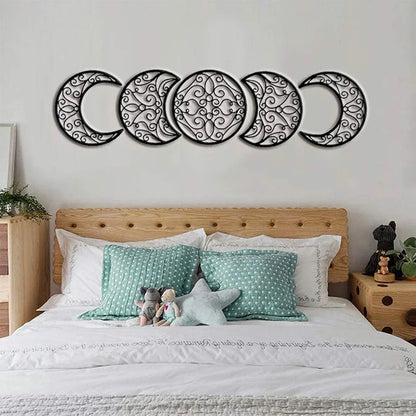 Skorter | Black Moon Phases Wall Hanging
