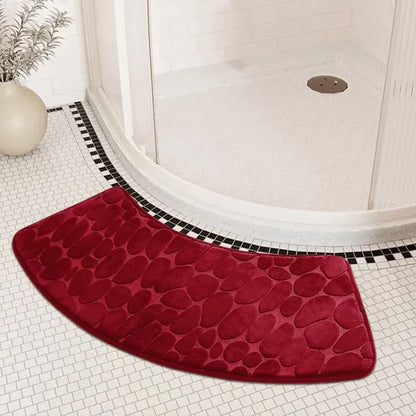 Skorter | Curved Non-Slip Bathroom Mat with Ergonomic Design
