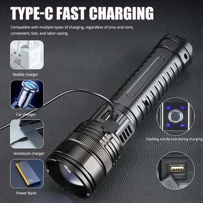 Skorter | Rechargeable 10000 Lumen LED Torch 1+1 FREE – Striker