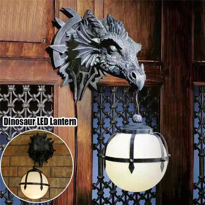 Skorter | LED Lantern with Dragon Head made of Resin for Unique Halloween Decoration