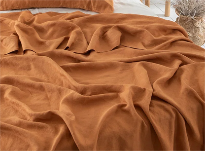 Skorter | BedBreeze | Linen Bed Sheet