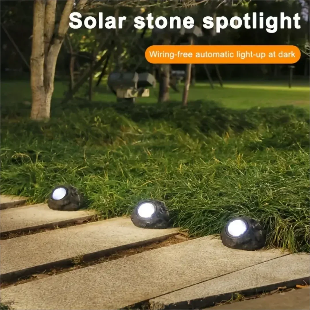 Skorter | Waterproof Outdoor Solar Rock Spotlight Lamps