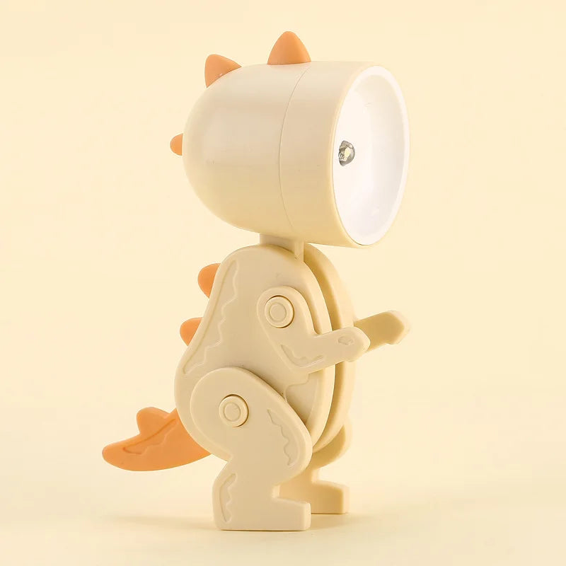 Skorter | Cute LED Night Light - Mini Dog, Deer, Dinosaur Folding Table Lamp for the Children's Room