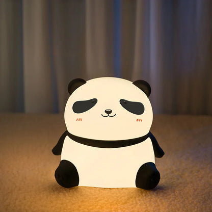 Skorter | Panda Children's Room Night Light - Dimmable Touch Lamp with Timer