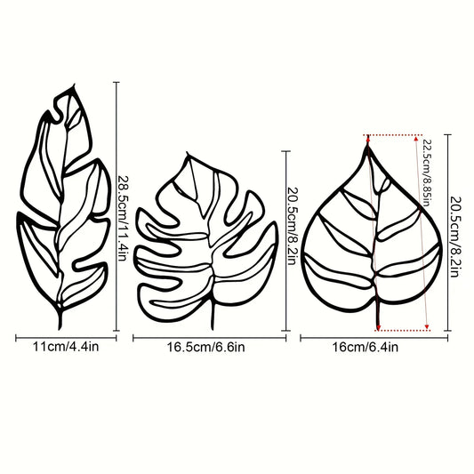 Skorter | Botanical Leaves Metal Wall Decoration