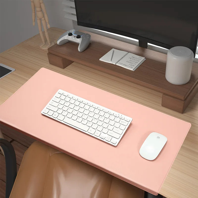 Skorter | Ergonomic PU Leather Desk Mat – Wrist & Elbow Support with Non-Slip Surface for Office & Gaming
