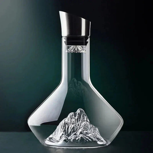 Skorter | 1500ml Iceberg Decanter Creative lead-free crystal material luxury high-quality home red wine wine distributor decanter wine jug