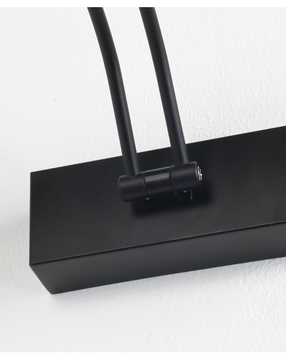 Skorter | 80-100cm LED wall lamp - Modern black/silver wall light for the bathroom, internally mounted picture light