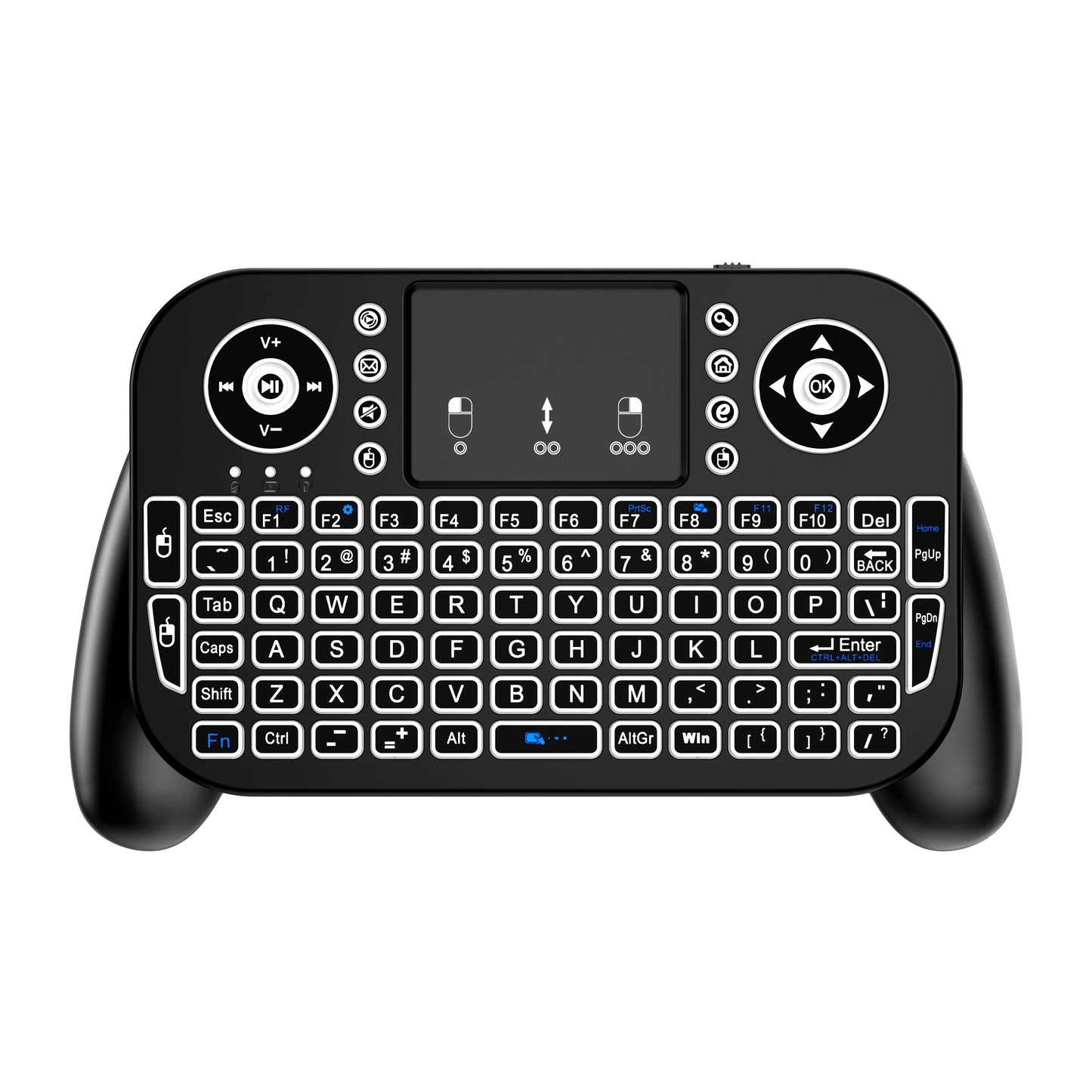Skorter | V8 Mini Wireless Keyboard - 7 Color Backlit