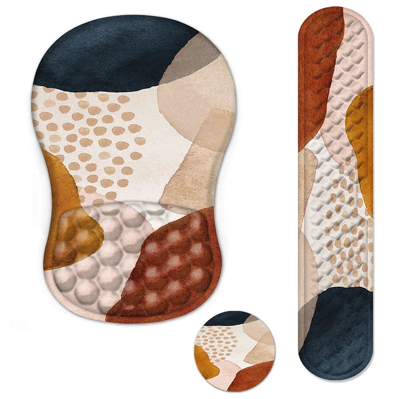 Skorter | Ergonomic Memory Foam Mouse Pad with Wrist Rest - Pain Relief Support