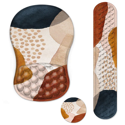 Skorter | Ergonomic Memory Foam Mouse Pad with Wrist Rest - Pain Relief Support