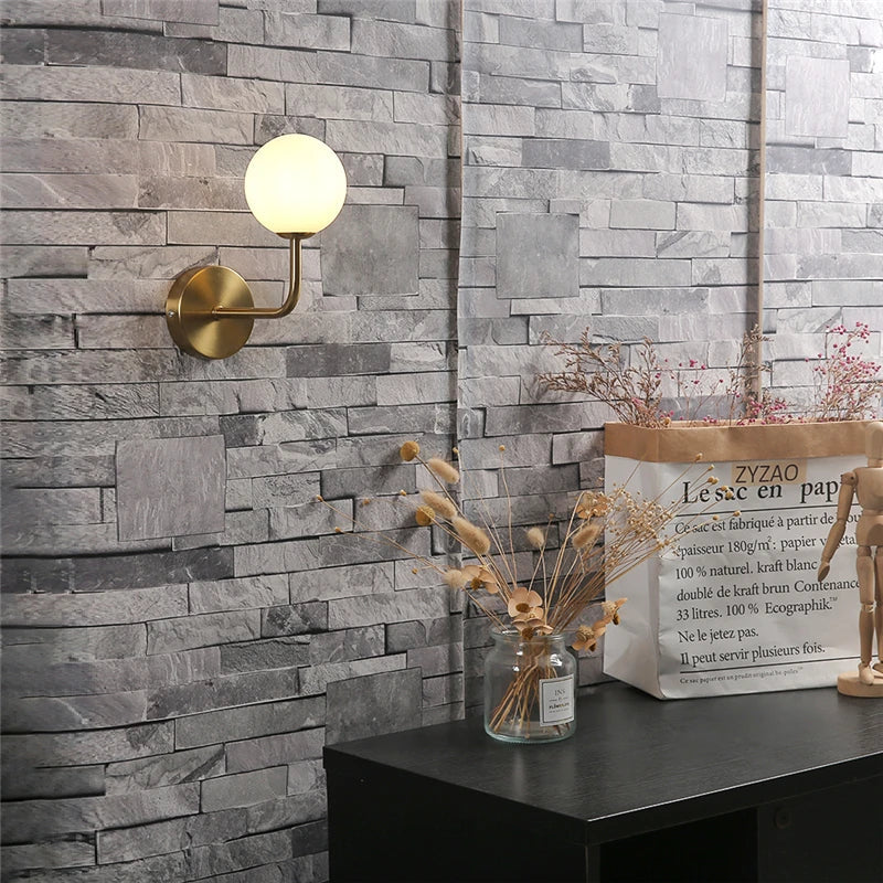 Skorter | NordicLuxe - Glass wall lamp - Modern LED lamp for bedroom and living room