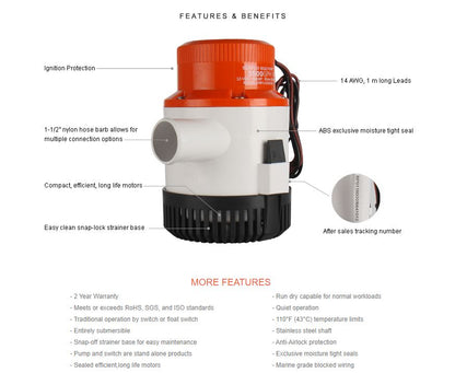 Skorter | Bilge Pump 24V