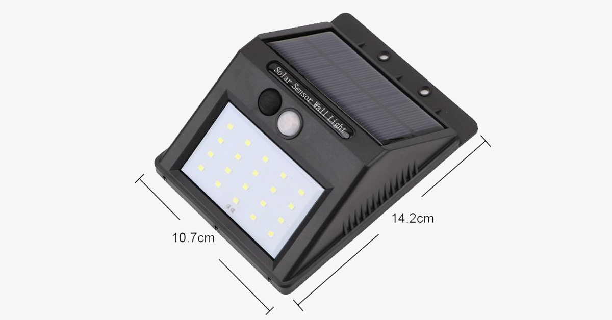 Skorter | Solar LED Sensor Wall Lamp – Do your part for the environment and increase safety in your area