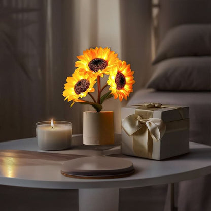 Skorter | Shimmering Sunflower LED Table Lamp