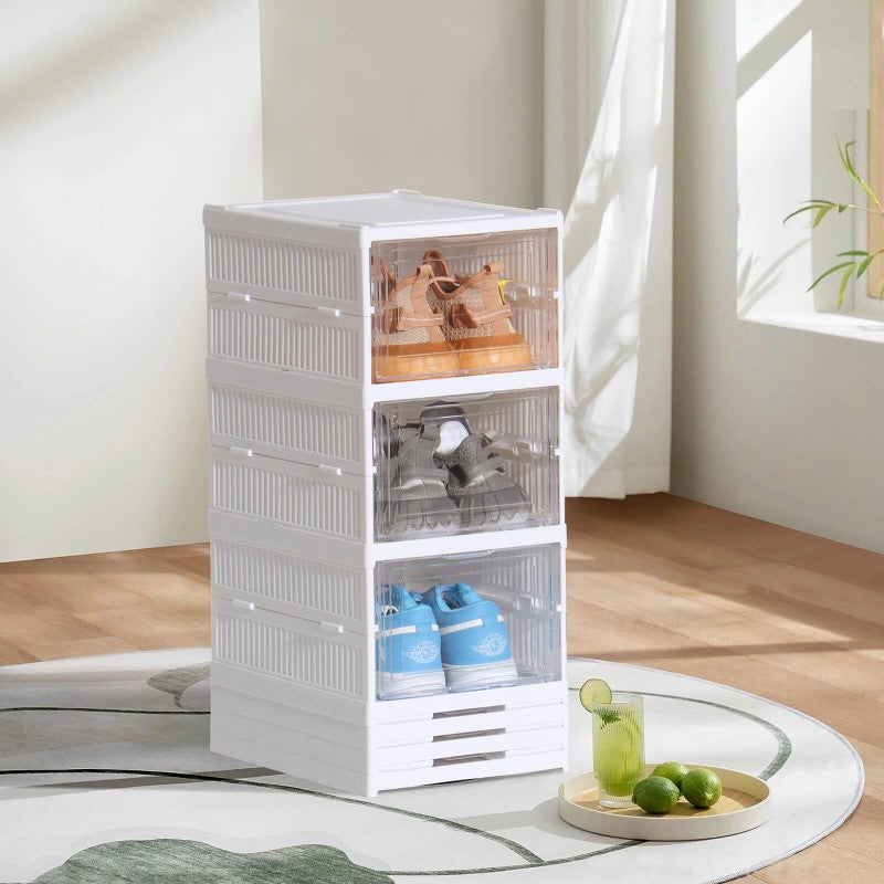 Skorter | Box Rack Shoe Organizer Stackable Storage Drawer