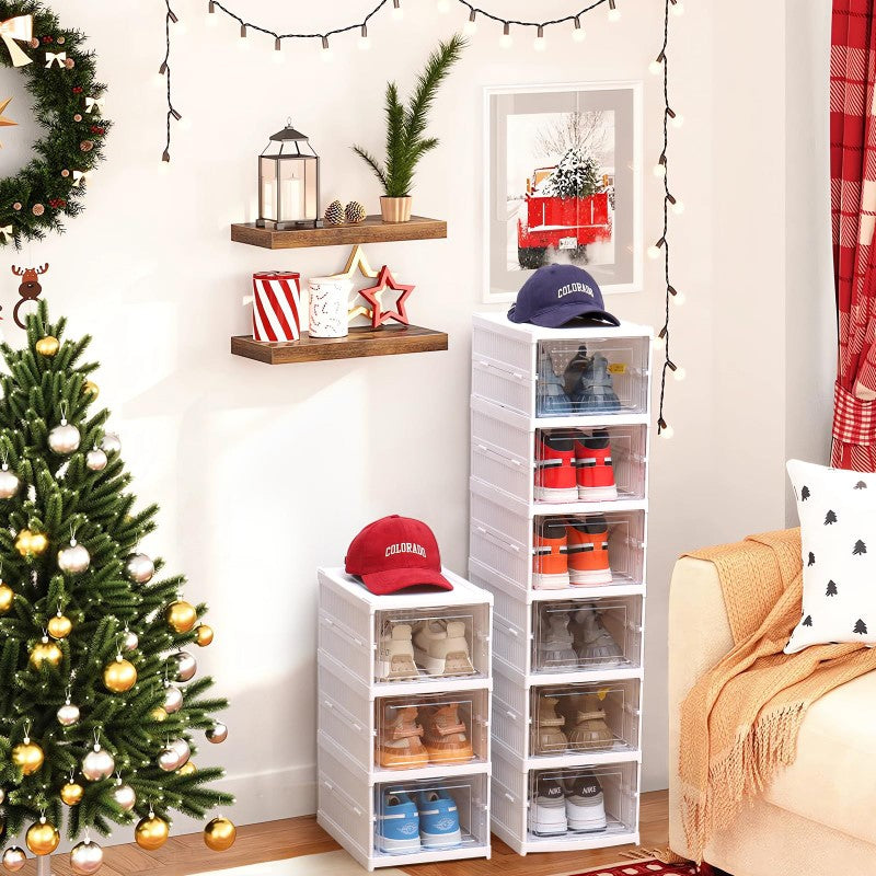 Skorter | Box Rack Shoe Organizer Stackable Storage Drawer