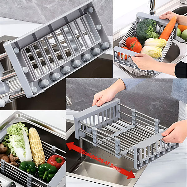 Skorter | Adjustable Draining Rack for the Sink