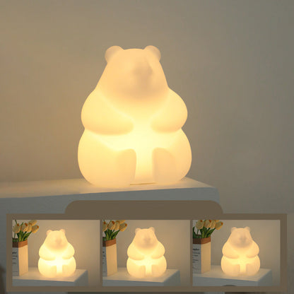 Skorter | Contemporary Creative Bear PE LED Table Lamp for the Living Room