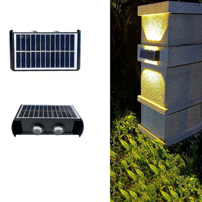 Skorter | Modern Simplicity Solar Waterproof Rectangular ABS PMMA LED Wall Light Lamp For Outdoor Patio