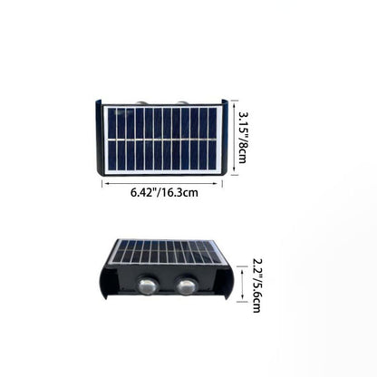Skorter | Modern Simplicity Solar Waterproof Rectangular ABS PMMA LED Wall Light Lamp For Outdoor Patio