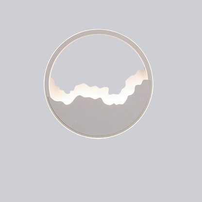 Skorter | WaveGlow - Oval LED wall lamp with wave design