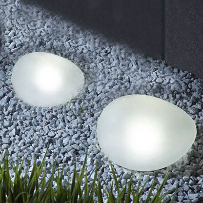 Skorter | Solar Pebble ABS sandblasted LED outdoor landscape glass light