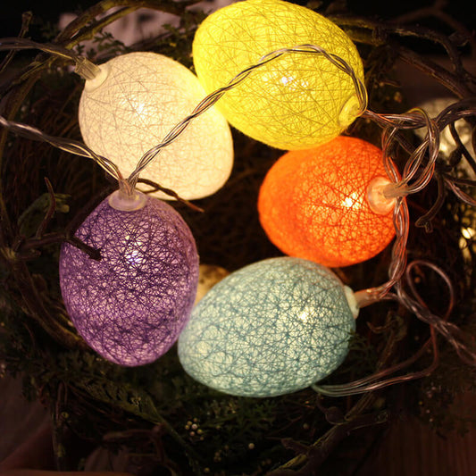 Skorter | LED Easter Egg Cotton Wire Lights Decorative Copper Wire Lights