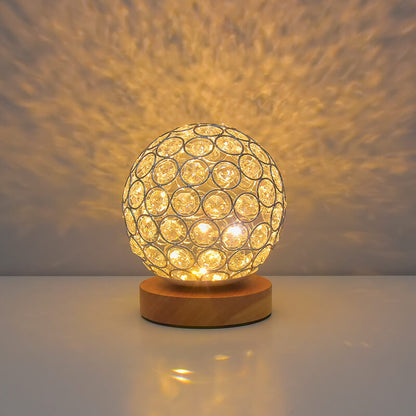 Skorter | Modern Minimalist Round USB rechargeable LED table lamp