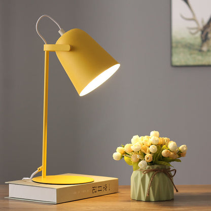 Skorter | Nordic Macaron Color Creative Iron Bucket Design Light Table Lamp