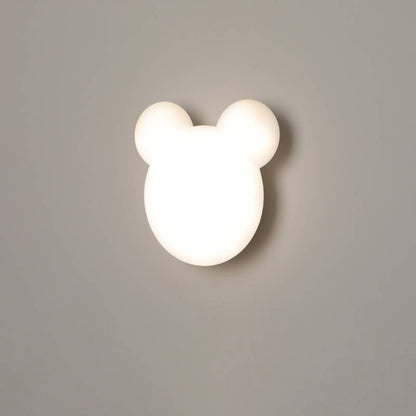 Skorter | Cartoon minimalist bear-shaped LED wall lamp