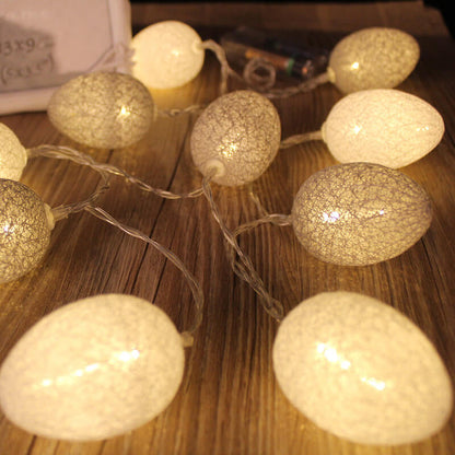 Skorter | LED Easter Egg Cotton Wire Lights Decorative Copper Wire Lights