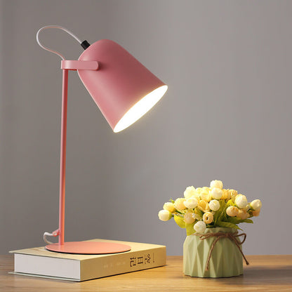 Skorter | Nordic Macaron Color Creative Iron Bucket Design Light Table Lamp