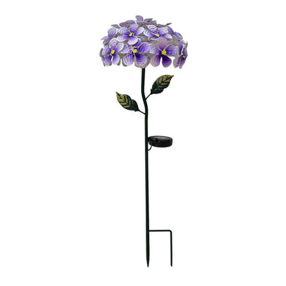 Skorter | Modern Solar Outdoor Waterproof Simulation Hydrangea LED Outdoor Lawn Decorative Ground Stake Light