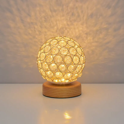 Skorter | Modern Minimalist Round USB rechargeable LED table lamp
