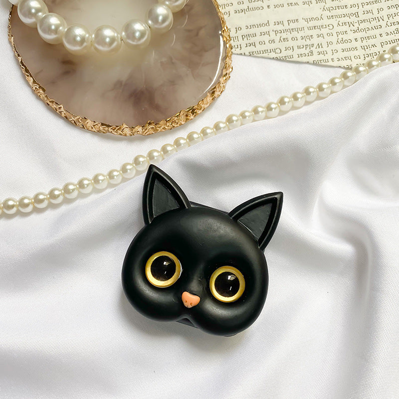 Skorter | 3D cute kitten phone holder with mini mirror